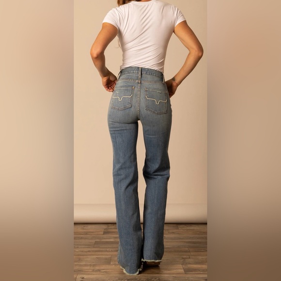 Kimes Ranch Olivia High Rise Blue Women's Jeans Sz 8/34 - Picture 2 of 7